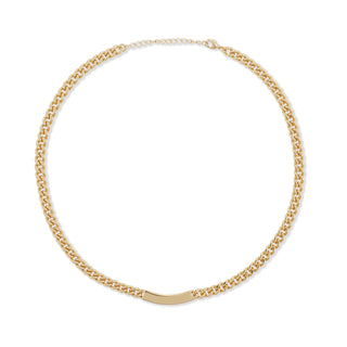 Catena Id Necklace Brass Gold Plated