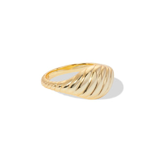 Speira Signet #54 925 Slvr 5,68Gr Gold Plated