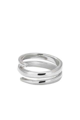 Coil Silver Ring