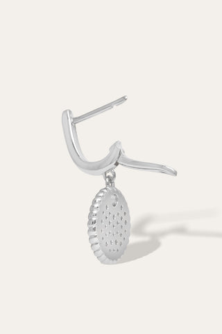 Speira Cerchio Sllver Drop Earring