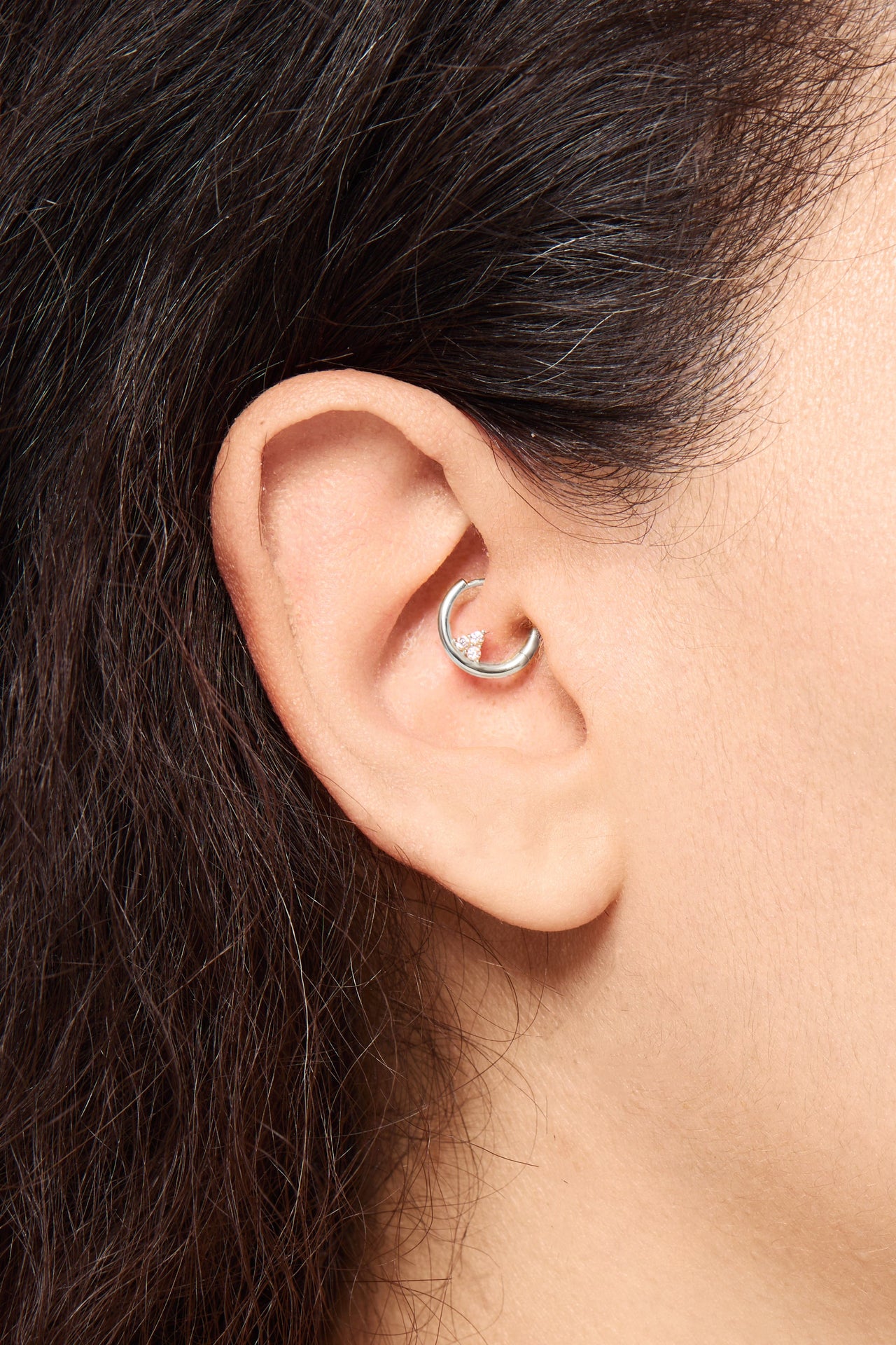 Daith & Septum Trinity Silver Clicker