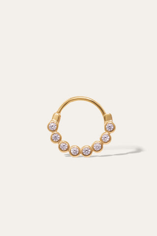Evil Eye Pearl Gold Vermeil Earring