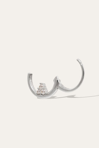 Daith & Septum Trinity Silver Clicker