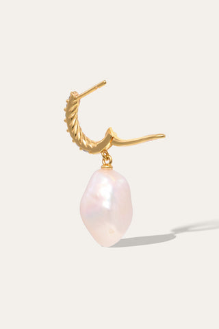 Speira Baroque Gold Vermeil Drop Earring