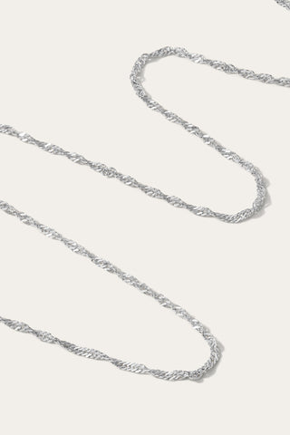 Twisted Sterling Silver Chain