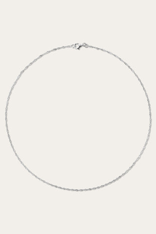 Twisted Sterling Silver Chain