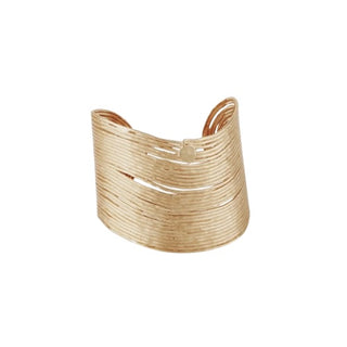 Wave bracelet gold