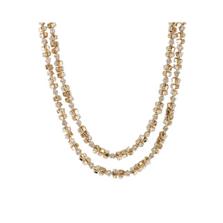 Trevise strass necklace gold