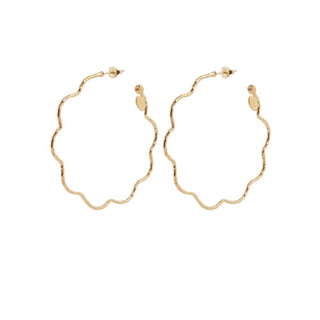 Florette hoop earrings gold