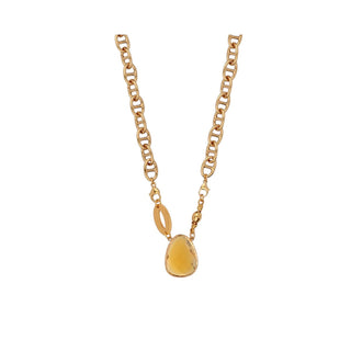 Billy necklace - Yellow Hematoide