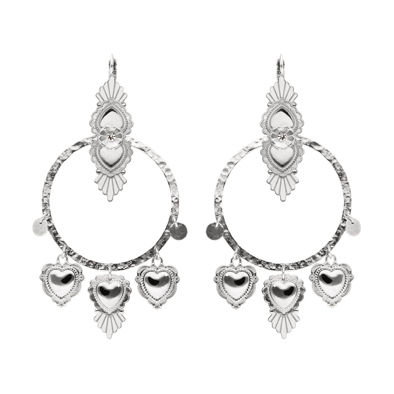 Roza Earrings Silver