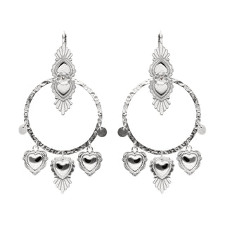 Roza Earrings Silver