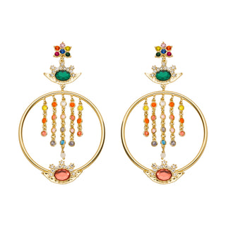 MULTICOLOR DYNASTY EARRINGS