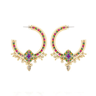 ZEWEL EARRINGS GOLD