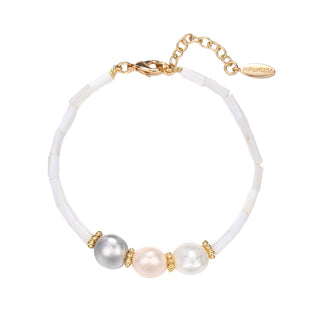 WHITE FLORES BRACELET