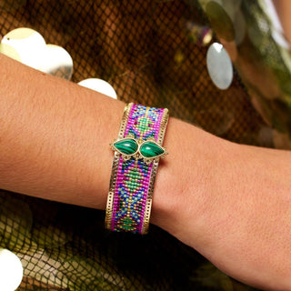 Bracelet Frisco Emeraude