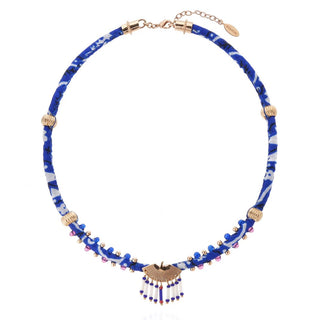 Necklace Swanny Indigo
