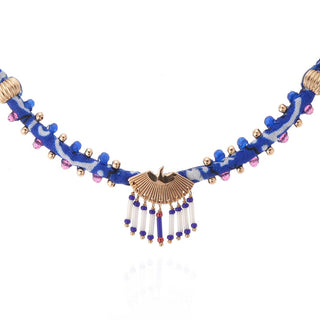 Necklace Swanny Indigo