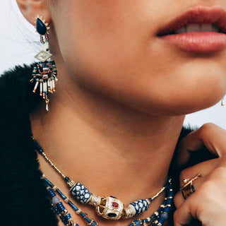 Earrings Halba Indigo