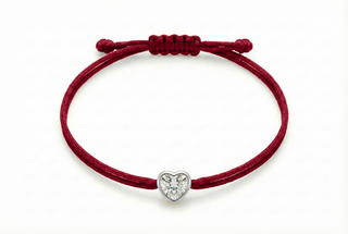 Heart Shine Bracelet Bordeaux