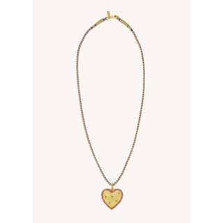 NECKLACE - BIG FUN HEART Or