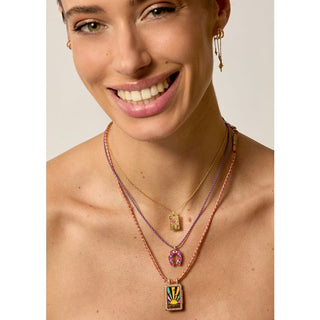 NECKLACE - ACE OF HEART Or