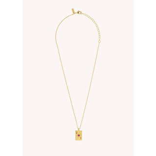 NECKLACE - ACE OF HEART Or