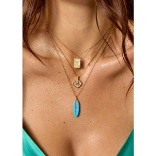 NECKLACE - ACE OF SPADES Or