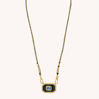 Necklace Black Shiny Yucatan Or