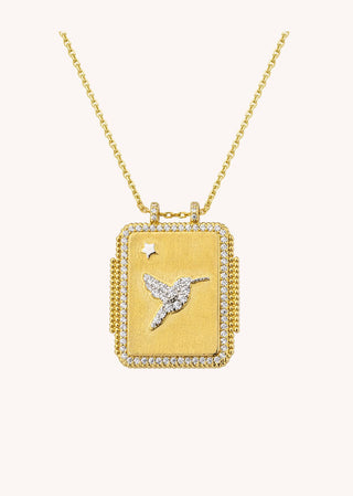 Necklace Colibri Boheme Or