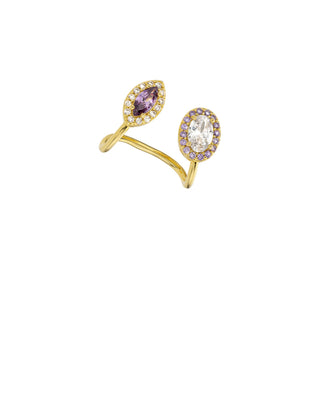 Earrings - Amethyst Yamato