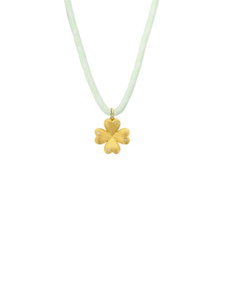 Necklace - Mint Lucky Baby