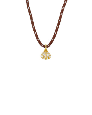 Necklace - Brown Shell