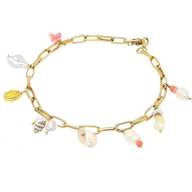 Anklet Charmy Perla Shell