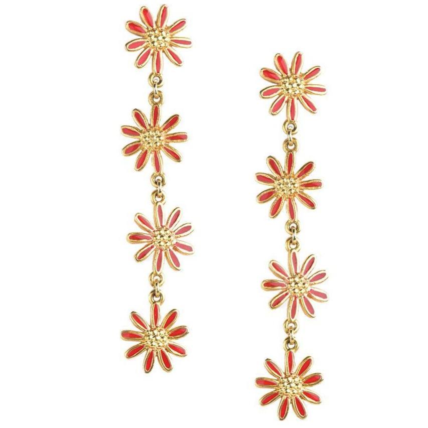 Flowery Drop earrings