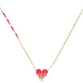 Heartsy Beaded Necklace