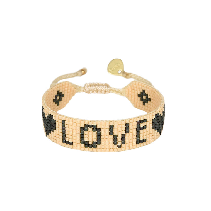 Love 7.0 Bracelet Beige & Black