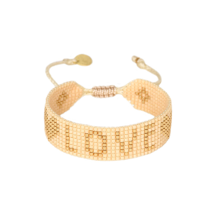 Love 7.0 Bracelet Beige & Gold