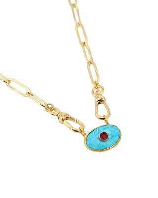 Deva necklace Turquoise