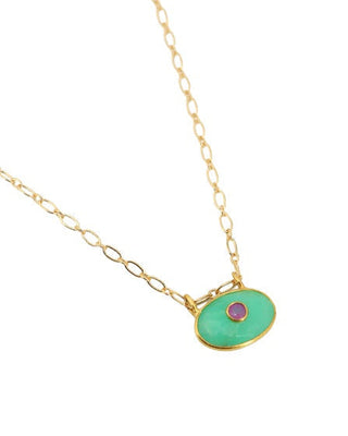 Mini Deva necklace Turquoise