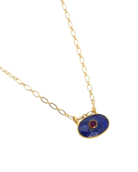 Mini Deva necklace Blue
