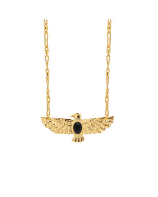 Birdy necklace black