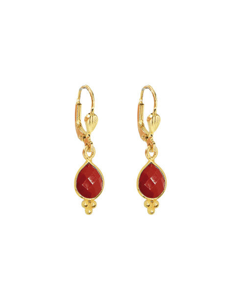 Thalia earrings red