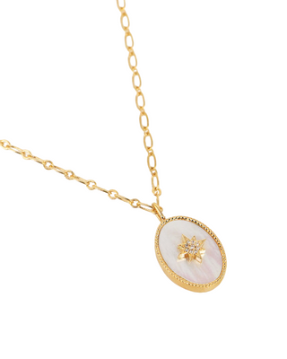 Salomé necklace white (star)