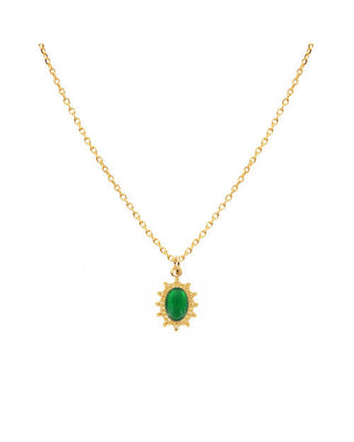 Thelma necklace green