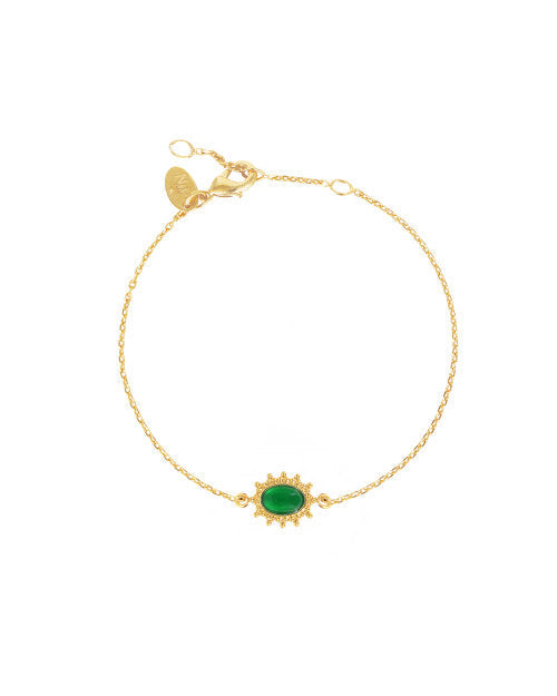 Thelma bracelet green