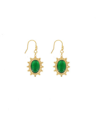 Thelma earrings green