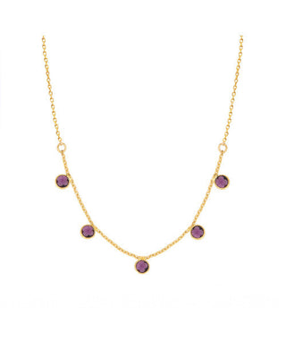 Loulou necklace amethyste