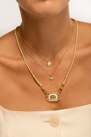 Necklace - Light Ivory Yucatan Or