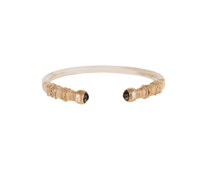 Sari Bis bracelet acetate gold - Ivory